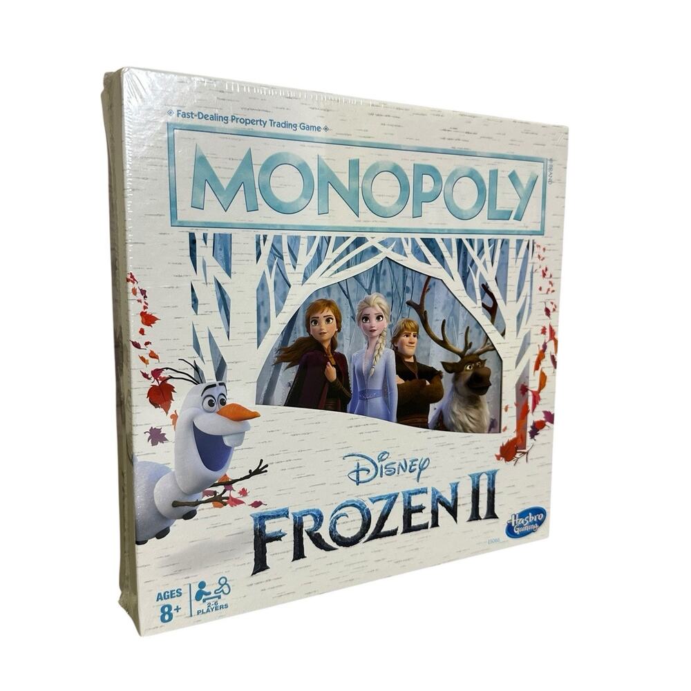 Frozen 2 Edition Monopoly Disney Elsa's Ice Power Board Game Journey Hasbro New